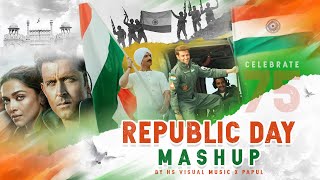 Republic Day Mashup 2024  HS Visual Music x Papul  Best Patriotic Song 2024 Mashup [upl. by Annaiuq]