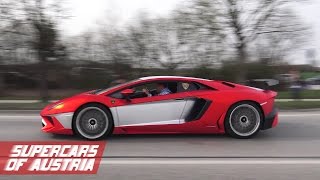 Supercars Accelerating  Aventador SV 458 Speciale R8 V10 GTR Nismo and more [upl. by Immat]