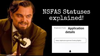 NSFAS Statuses explained [upl. by Whale]