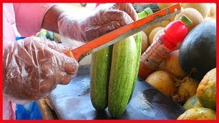 FRUIT NINJA of FRUITS  Amazing Fruits Cutting Skills  Indian Street Food In 2019 [upl. by Suruat]