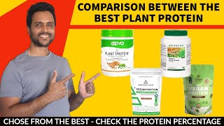 Comparing the Best vegan plant protein supplement in India  How much protein percentage [upl. by Allissa]