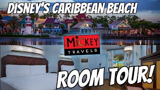 Standard Room Tour At Disneys Caribbean Beach Resort [upl. by Prosser]