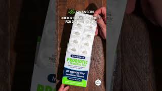 Swansons Mens Daily Probiotics Doctor Trusted for Digestive Health [upl. by Blair]