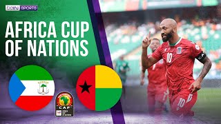 Equatorial Guinea vs GuineaBissau  AFCON 2023 HIGHLIGHTS  01182024  beIN SPORTS USA [upl. by Monroy]