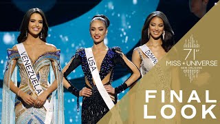 71st MISS UNIVERSE  Top 3 FINAL LOOK  Miss Universe [upl. by Giffie]