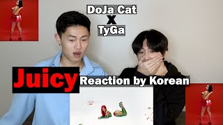 quotJuicyquot Reaction By Korean  DoJa Cat  TyGa [upl. by Adai786]