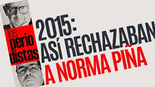 Diciembre 2015 Norma Piña suda por los reclamos en el Senado [upl. by Raskind684]