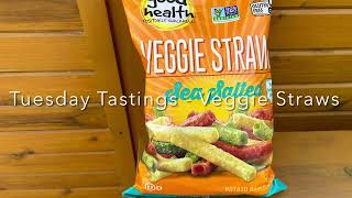 Not Tuesday Tastings  Sea Salt Veggie Straws [upl. by Idolla]