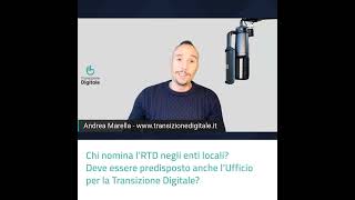 Chi o come si nomina il Responsabile per la Transizione Digitale [upl. by Ilrebmyk677]