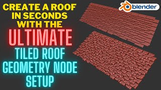 The ultimate tiled roof geometry node setup [upl. by Bratton923]