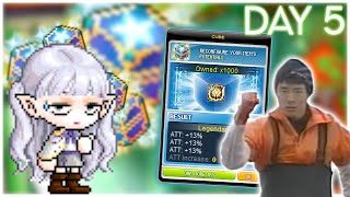 MapleStory  Spending 250k NX £250 everyday until I hit 3L ATT Bpot [upl. by Auqenat]