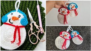 ¡Increíblemente Fácil TEJE A CROCHET CON SOBRANTES en minutos y Decoración Navideña [upl. by Jourdain]