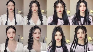 Quick amp Easy Best Hairstyle Tutorial 🌼Korean styles for girls [upl. by Otsenre947]