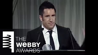 Trent Reznors 5Word Speech at The 13th Annual Webby Awards [upl. by Aicilef]