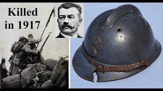 Researching the killed in action helmet of Colonel Robert  A morbid relic from the Hell of WWI [upl. by Martin]