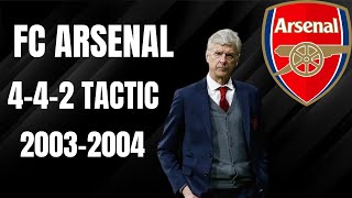 FC24FC ARSENAL INVINCIBLE TACTIC 20032004 SEASON FORMATION TACTIC AND INSTRUCTIONS [upl. by Ahsital967]