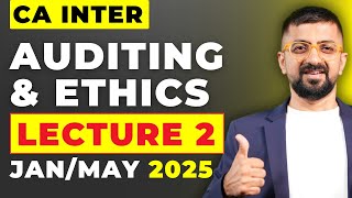 CA Inter Audit Lecture2 for Jan 2025 May 2025 Sept 2025  Basics of Auditing  Neeraj Arora [upl. by Kym280]