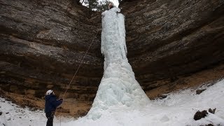 Ice Climbing  A Pure Michigan Winter [upl. by Telocin]