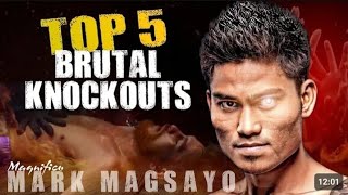 KNOCK OUT  MARK MAGSAYO  FIGHT RECORD [upl. by Schonfeld]