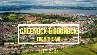 Greenock amp Gourock from the Air July 2024 [upl. by Behl772]