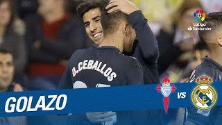 Golazo de Dani Ceballos 14 RC Celta vs Real Madrid [upl. by Beckie]