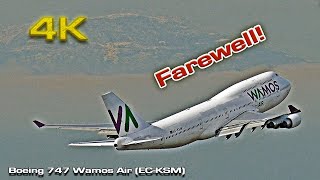 Farewell Boeing 747 Wamos Air ECKSM Scrapped [upl. by Maro]