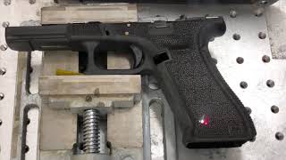 Laser Stiplling on G17 Gen 4 quotHand Stylequot [upl. by Zavala]