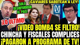 SE FILTRÓ TODO JAIME CHINCHA Y FISCALES DE BARRETO DESCUBIERTOS CAEN EN VIDEO QUE SE TUMB4 CANAL N [upl. by Deedee]