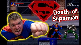 Death of SUPERMAN  DC Comics SNES amp Genesis Video Game Review The Irate Gamer [upl. by Eylloh955]