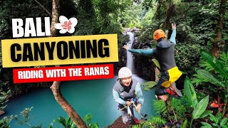 Best Things to do Bali 2024  Adventure amp Spirit Canyoning 🧗  Bali Waterfalls amp Jungle  Indonesia [upl. by Atinus]