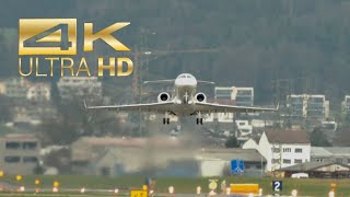 4K Embraer EMB545 Legacy 450 Atlas Air Service arrival and departure at Emmen Airbase LSME DBFIL [upl. by Alegnave886]