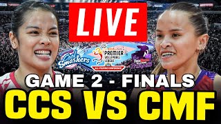 CREAMLINE VS CHOCO MUCHO 🔴LIVE NOW FINALS  GAME 2  AFC2024 creamline live ccs [upl. by Burny460]