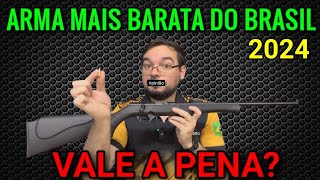 Vale a Pena a Arma MAIS BARATA do Brasil em 2024 CBC 8122  Permitida para POSSE e CAC [upl. by Ellenrahc]