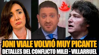 JONATAN VIALE VOLVIÓ MÁS PICANTE QUE NUNCA Y CONTÓ TODO SOBRE EL CONCLICTO MILEI  VILLARRUEL [upl. by Ailam]