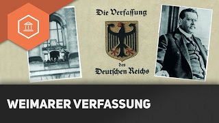 Die Entstehung der Weimarer Verfassung  Die Weimarer Republik [upl. by Einattirb788]