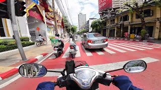 Charoen Krung Road Silom Road Bangkok Thailand [upl. by Halliday]