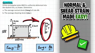 Introduction to Normal Strain and Shear Strain [upl. by Schultz]