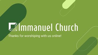 Immanuel Live [upl. by Neerac911]