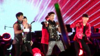 111009 KBS Concert  2pm  Hands Up  Overpeck  NY Korea Festival fancam [upl. by Kitrak277]