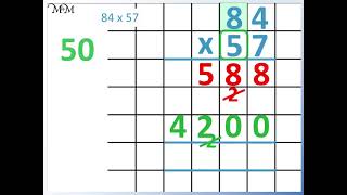 The Long Multiplication Method 2 Digit by 2 Digit [upl. by Beekman]