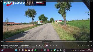 EBIKE TURBO TOUR 1 WÄLDERSHUB  WITTAU  INSTA360 X4 vs ACE PRO [upl. by Checani]