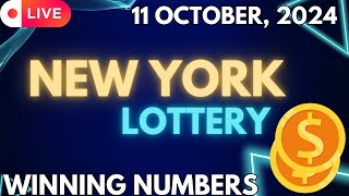 New York Midday Lottery Results For  11 Oct 2024  Numbers  Win 4  Take 5  NY Lotto  Powerball [upl. by Anaejer]