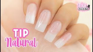 UÑAS ACRILICAS para PRINCIPIANTES  TIP NATURAL [upl. by Lucchesi]