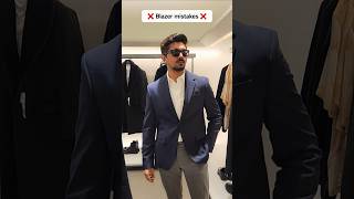 STOP Doing These Blazer Mistakes ❌️ blazer fashionmistakes howtowear shortsvideo mensfashion [upl. by Ogilvie]