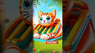 ❤️ 🌈 Evolution Of Cat  Water Slide🥰 Dippy Sphere🔻✅ cat cute love shortsviral shorts [upl. by Legge806]