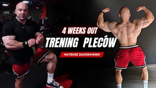 TRENING PLECÓW 4 WEEKS OUT  MATEUSZ ZAGÓROWSKI 5 [upl. by Riamu]