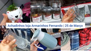 🛍️🌲ENFEITES DE NATAL 2023 PREÇOS ACESSÍVEIS NO ARMARINHOS FERNANDO DA RUA 25 DE MARÇO [upl. by Pleasant]