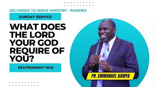 WHAT GOD REQUIRES OF YOU  PR EMMANUEL KAMYA  SUNDAY SERVICE  101324 [upl. by Leid]