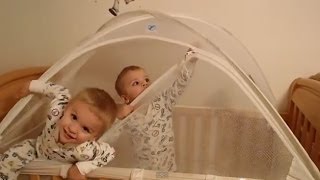 Twins Help Eachother Escape From Crib [upl. by Franzoni]