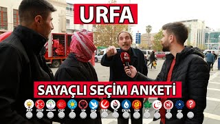 URFA SAYAÇLI SEÇİM ANKETİ 2024 Urfanın Kaderini Kararsızlar Belirleyecek [upl. by Morna]